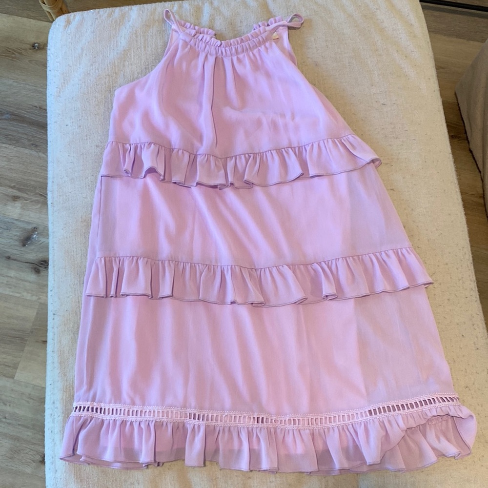 Lavender Ruffle Dress